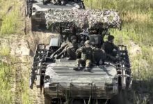 Durante los primeros meses de la incursión ucraniana en la región fronteriza de Rusia en Kursk.